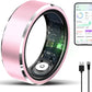 Smart Ring,Fitness Tracker Ring for Men/Women,Monitoring of Pedometer,Heart Rate,Blood Oxygen,Sleep Tracker,No App Subscription,Compatible with Android and iOS (Black,9#)