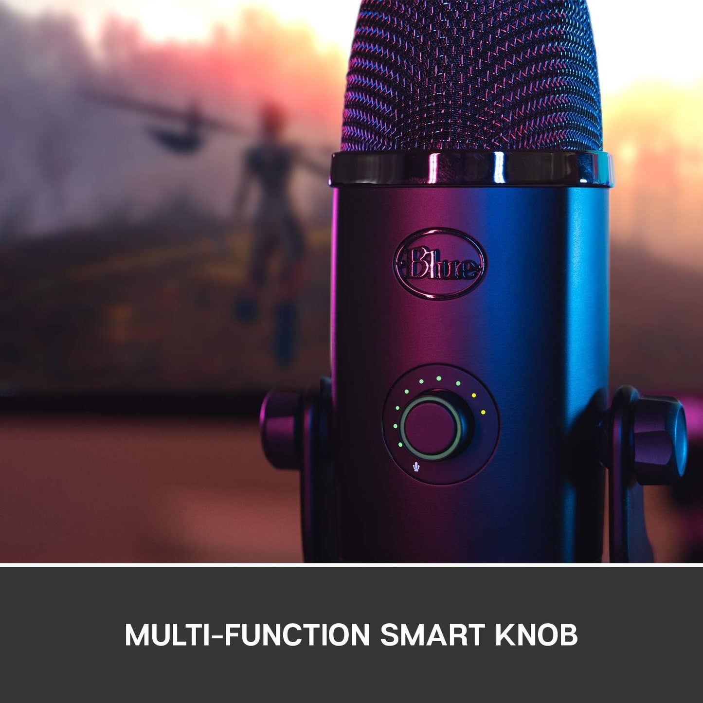 Logitech for Creators Blue Yeti X USB Microphone for Gaming, Streaming, Podcasting, Twitch, YouTube, Discord, Recording for PC and Mac, 4 Polar Patterns, Studio Quality Sound, Plug &amp; Play-Dark Grey