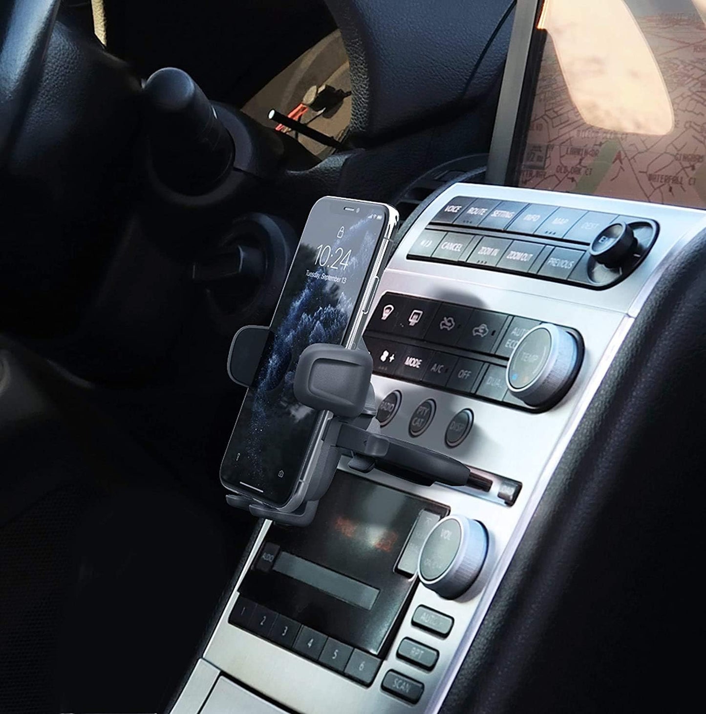 iOttie Easy One Touch 6 Universal Car Mount Dashboard &amp; Windshield Suction Cup Phone Holder for iPhone Samsung, Google, All Smartphones