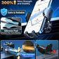 2025 Ultimate Car Phone Mount【80 LBS Strongest Suction &amp; Military-Grade】【Patent &amp; Safety Certs】 Cell Phone Holder Truck Stand for Dashboard Windshield Vent for iPhone 16 Pro Max 15 14 Samsung, Black