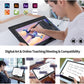Drawing Tablet with Screen GAOMON PD1561 Drawing Monitor Art Tablet with Adjustable Stand, 10 Shortcut Keys, Tilt Support, Battery-Free Pen, 15.6-inch Graphics Tablet for Mac, Windows PC