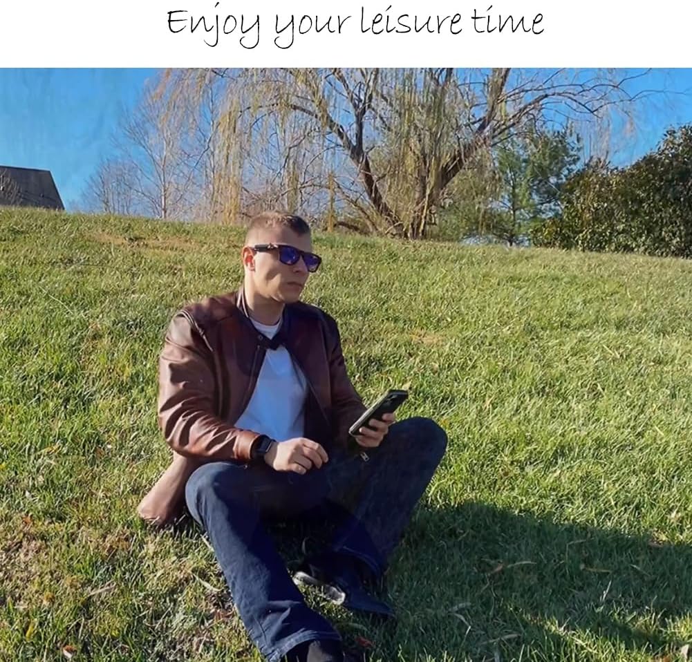 OhO Smart Glasses, Audio Glasses With Bluetooth Speaker,Reading Glasses With Voice Control and Open Ear,(Men/Women)