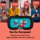 Orzly VR Headset Designed for Nintendo Switch &amp; Switch OLED Console with Adjustable Lens for a Virtual Reality Gaming Experience and for Labo VR - White - Gift Boxed Edition