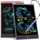 TECJOE 2 Pack LCD Writing Tablet, 8.5 Inch Colorful Doodle Board Drawing Tablet for Kids, Kids Travel Games Activity Learning Toys Birthday Gifts for 3 4 5 6 Year Old Boys and Girls Toddlers