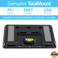 TotalMount Universal Mount for Electronics – Adjustable Strap Wall Mount for Your Router, Wireless System, Cable Modem, DVR, Xbox, PlayStation, and More (Black, Professional Shelf)