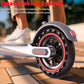 Electric Scooter Adults, Up to 22 Mph, 350W Motor Peak 500W, Foldable E-Scooter for Adults, Escooter Adults with App Control, Dual Syspension with Turn Signal Light, Dual Braking