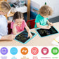 FLUESTON LCD Writing Tablet, Doodle Board Toys Gifts for 3-8 Year Old Girls Boys, 10 Inch Colorful Electronic Board Drawing Pad for Kids, Gifts for Toddler Educational Learning Travel Birthday, Blue