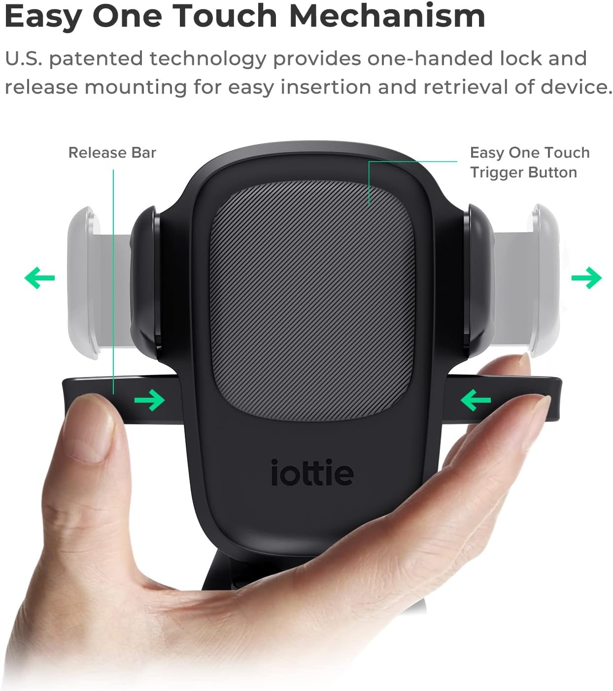 iOttie Easy One Touch 6 Universal Car Mount Dashboard &amp; Windshield Suction Cup Phone Holder for iPhone Samsung, Google, All Smartphones