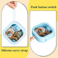 Kathfly 4 Pcs White Hair Tie Organizer Portable Hair Accessory Storage Containers Stackable Hair Tie Bobby Pin Holder Home Cotton Swab Dispenser Hair Accessories Jewelry Organizer Box