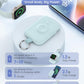 RORRY Portable Charger, 5000mAh Portable Charger Power Bank with Built-in Cables, Travel Keychain Battery Pack for Apple Watch Ultra 2/9/8/Ultra/7/6/SE/5, iPhone 16/15/14/13/12, Purple