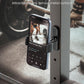 APPS2Car Gym Magnetic Phone Holder, 360 Adjustable, Compatible with 4.7-6.5&#34; Smartphones, Alloy Base and Joint, Black