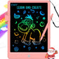 BUKEBU LCD Writing Tablet Doodle Board,10.5 inch Colorful Drawing Pad,Electronic Drawing Tablet, Drawing Pads,Travel Gifts for Kids Ages 3 4 5 6 7 8 Year Old Girls Boys (Blue)