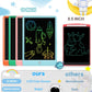 FLUESTON LCD Writing Tablet, Doodle Board Toys Gifts for 3-8 Year Old Girls Boys, 10 Inch Colorful Electronic Board Drawing Pad for Kids, Gifts for Toddler Educational Learning Travel Birthday, Blue