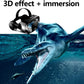 NEWSTYP 5~7inch VRG Pro 3D VR Glasses Virtual Reality Full Screen Visual Wide-Angle VR Glasses Box for 5 to 7 inch Smartphone Eyeglasses with Remote Control (Black Basic)
