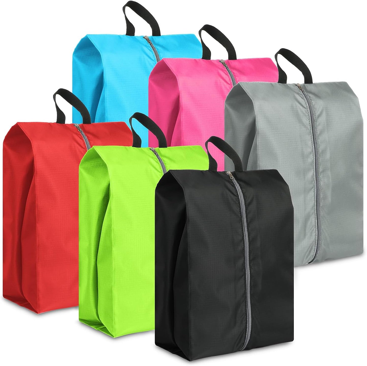 Shoe Bags for Travel, Set of 4 Pack Travel Shoe Bags for Packing, Large Waterproof Portable Travel Shoe Bag with Zipper Travel Essentials Women for and Men