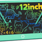 BAVEEL LCD Writing Tablet, 12 Inch Colorful Toddler Doodle Board Reusable Drawing Tablet, Educational and Learning Toy for 3 4 5 6 Years Old Boy and Girls, for Kids Toddlers