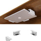 NOTMBESTM Under Desk Laptop Holder Under Desk Rack Mount for Keyboard &amp; Small Devices Also Fit for Cable Box Wall Mount Tray Organizer Like Routers, Modems, Network Switch and More