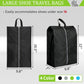 Shoe Bags for Travel, Set of 4 Pack Travel Shoe Bags for Packing, Large Waterproof Portable Travel Shoe Bag with Zipper Travel Essentials Women for and Men