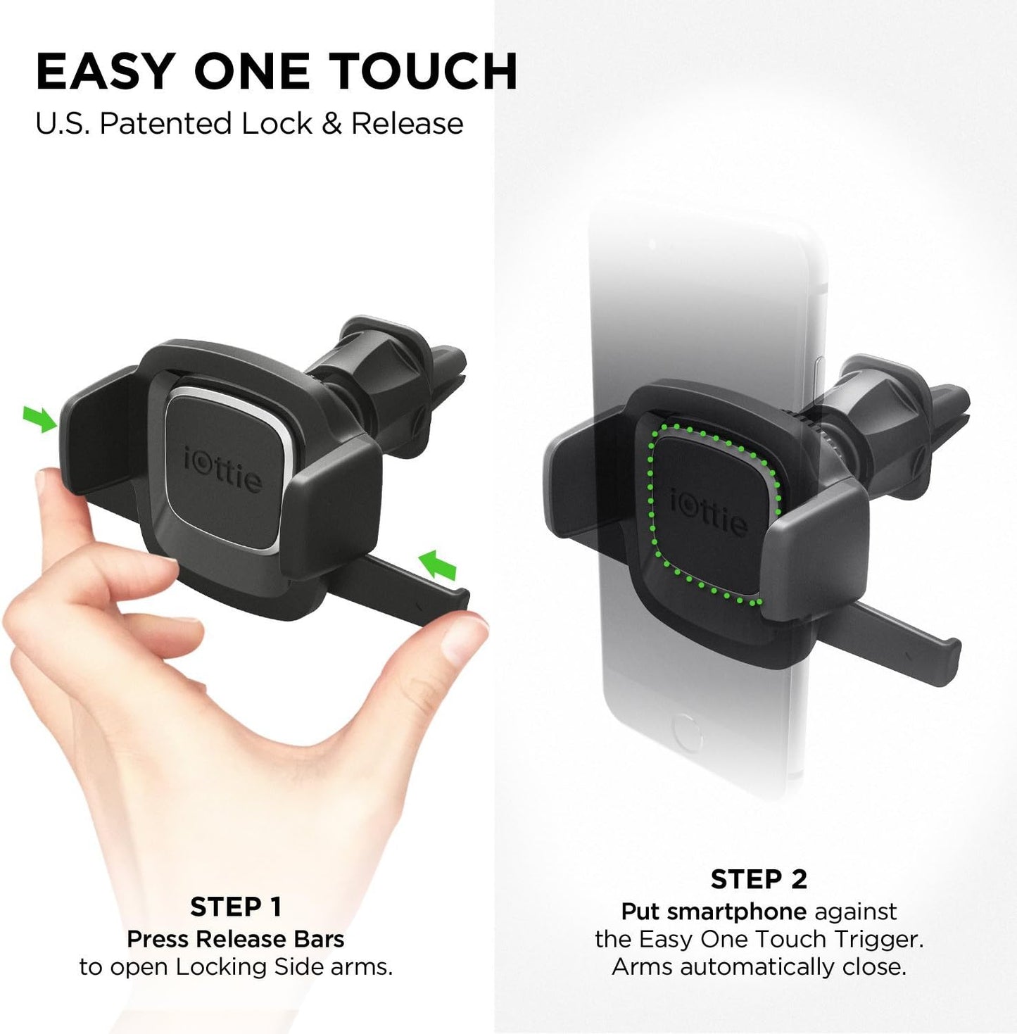 iOttie Easy One Touch 6 Universal Car Mount Dashboard &amp; Windshield Suction Cup Phone Holder for iPhone Samsung, Google, All Smartphones