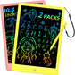 BUKEBU LCD Writing Tablet Doodle Board,10.5 inch Colorful Drawing Pad,Electronic Drawing Tablet, Drawing Pads,Travel Gifts for Kids Ages 3 4 5 6 7 8 Year Old Girls Boys (Blue)