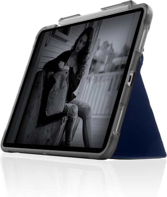 STM Dux Studio for iPad Pro 11&#34; (4th/3rd/2nd/1st Gen) - Ultra Protective Case with Apple Pencil Storage &amp; Sleep/Wake Cover - Midnight Blue (stm-222-288KZ-03)