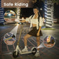 Commugo Electric Scooter for Adults 300 lbs, 8.5 Inch/10 Inch Tires, 500W Peak Motor 19 Mph Speed, 17/21 Miles Max Range Foldable Commute E-Scooter with Dual Braking System, App Control