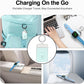 Pddosi Portable Wireless Charger Compatible for Apple Watch Series 10/9/8/UItra/7/6/5/4/3/2/SE, 1500mAh Portable iWatch Charger Travel, Magnetic Portable Watch Charger Keychain with USB C (Pink)