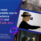 Zapbox - Next-gen iPhone VR Headset with 2 Motion Controllers, Free Apps, PC VR and Mixed Reality Support | Paint in 3D, Watch Spatial Videos, and More