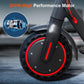 Electric Scooter 8.5&#34; Solid Tires 350W Motor 10.5Ah Battery Up to 23 Miles Range 19 Mph Speed Portable Folding Commuting Scooter Double Braking System, Max Load 264Ibs