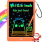 BUKEBU LCD Writing Tablet Doodle Board,10.5 inch Colorful Drawing Pad,Electronic Drawing Tablet, Drawing Pads,Travel Gifts for Kids Ages 3 4 5 6 7 8 Year Old Girls Boys (Blue)