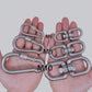 2 1 Heavy Duty 304 Stainless Steel Swivel Ring Double Ended Swivel Eye Hook with SUS304 Snap Hooks for Web Tree Swing, Swing Spinner Hanger, Reliable and Safe (M8)