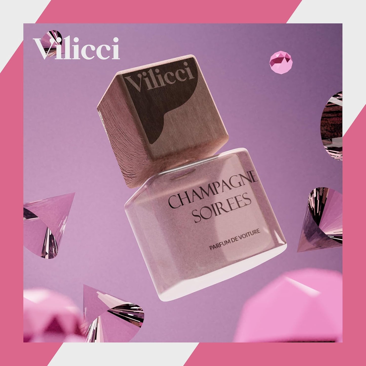 Vilicci Car Air Freshener - Tobacco Vanilla Scent - Elegant Car Fresheners, Air Freshener for Car, Premium Car Hanging Air Freshener, Long-Lasting Fragrance for Auto and Home, 1 Bottle
