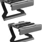 Mount Plus MP-APM-03-01 Top Shelf TV 5-inch Wide Flat Panel Adjustable Clip Mount Holder for Streaming Device, Media Boxes, Speakers Mount Made for Apple TV (1 Pack 5 Inch)