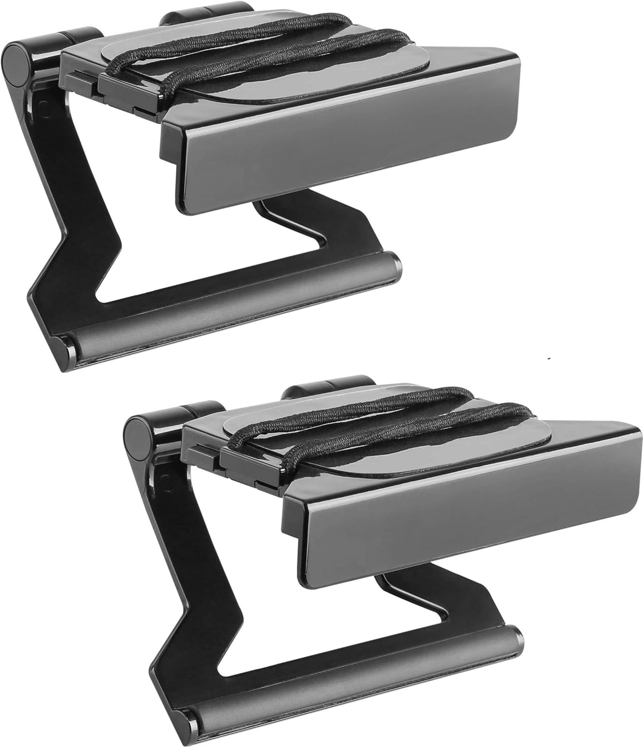 Mount Plus MP-APM-03-01 Top Shelf TV 5-inch Wide Flat Panel Adjustable Clip Mount Holder for Streaming Device, Media Boxes, Speakers Mount Made for Apple TV (1 Pack 5 Inch)