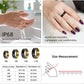 Smart Ring,Fitness Tracker Ring for Men/Women,Monitoring of Pedometer,Heart Rate,Blood Oxygen,Sleep Tracker,No App Subscription,Compatible with Android and iOS (Black,9#)