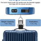 travel inspira Luggage Scale, Portable Digital Hanging Baggage Scale for Travel, Suitcase Weight Scale with Rubber Paint, 110 Pounds, Battery Included