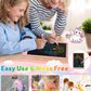 FLUESTON LCD Writing Tablet, Doodle Board Toys Gifts for 3-8 Year Old Girls Boys, 10 Inch Colorful Electronic Board Drawing Pad for Kids, Gifts for Toddler Educational Learning Travel Birthday, Blue