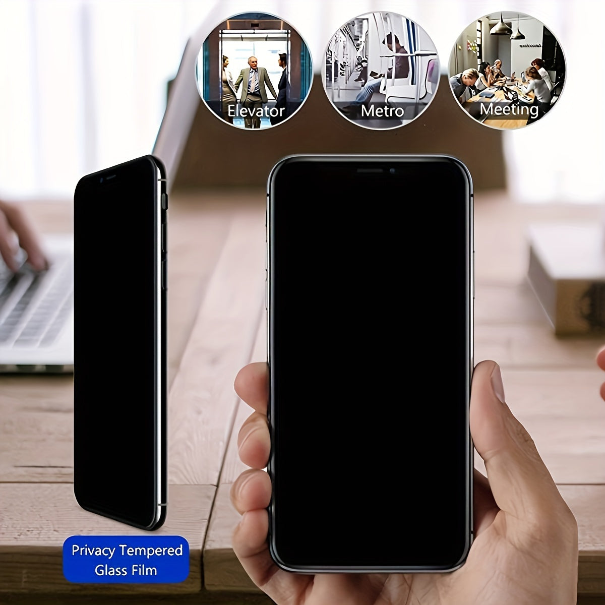 [2 Pack] Privacy Screen Protector For IPhone 11/XR/12/12 Pro/12pro Max/13/13pro/13pro Max/14/14pro/14pro Max/14 Plus, Tempered Glass Anti-Spy Bubble Free Case Friendly Easy Installation Film For IPhone 11/XR 6.1 Inch