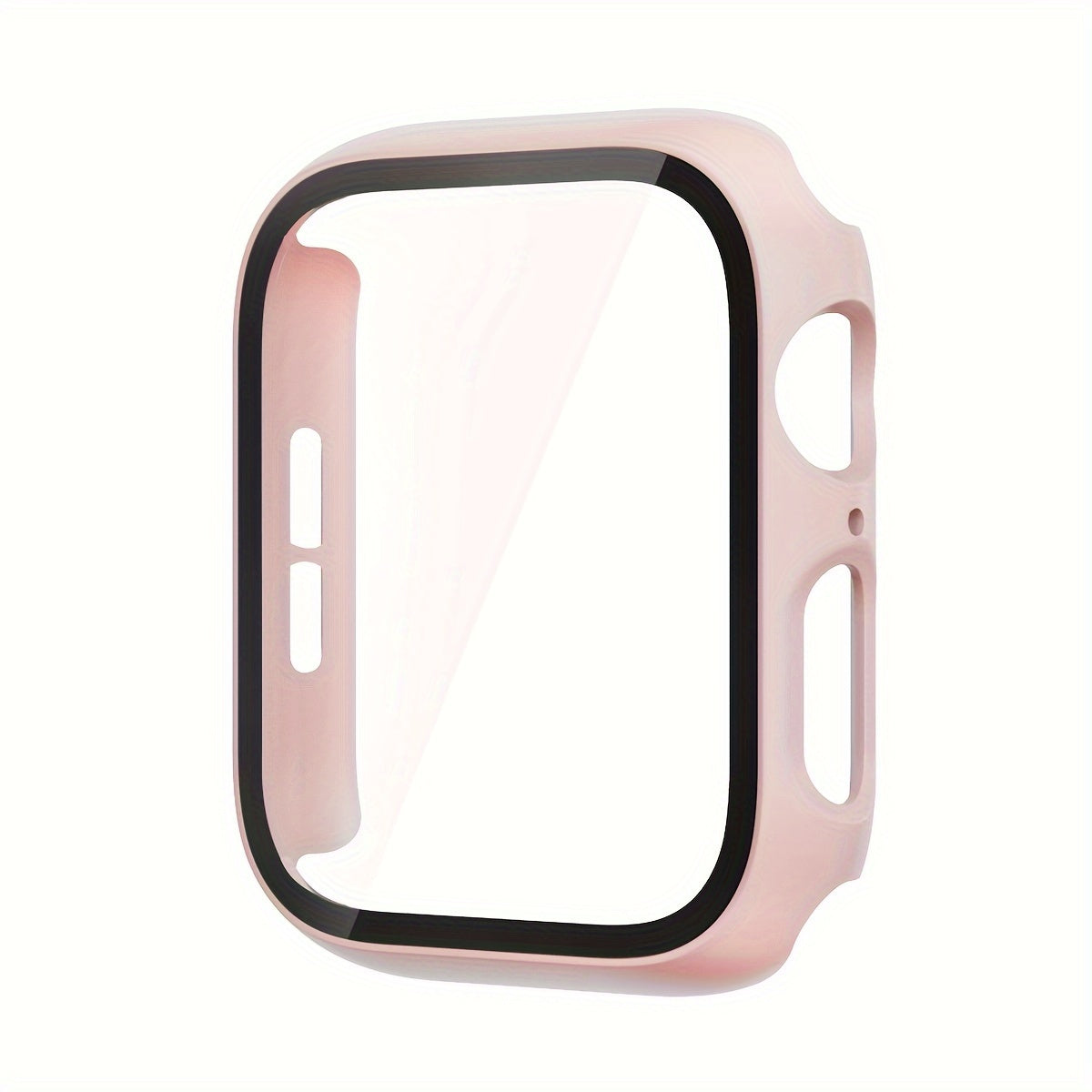 Glass  Case For Apple Watch 8 7 45mm 41mm 44mm 40mm Screen Protector PC Cover Bumper For IWatch Series 3 4 5 SE 6 Accessories