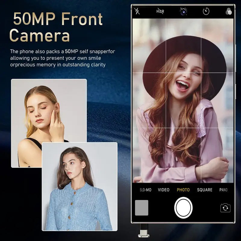 Unlocked Phone 5G Mobile Android 13 Phone with Built-in Stylus, 8GB   256GB, 6.8-inch Display, 50MP   13MP Cameras, 6800 MAh Dual-SIM
