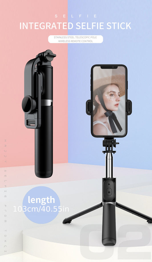 40" Cell Phone Selfie Stick Tripod, Extendable Selfie Stick All-in-1 Smartphone Tripod Stand With Wireless Remote 360°Rotation For IPhone 14/13/12/12 Pro/11/11 Pro/XS/XR/X/8/7 Plus, For Samsung, Google, LG, Sony Smartphones