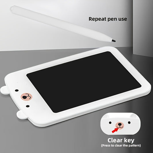 Cartoon LCD Writing Tablet - 6.5-Inch, One-Click Clear, Drawing Pad, Electronic Doodle Board with Colorful Screen, ABS Material, Battery Powered (Button Cell ≥20mm) - For Kids