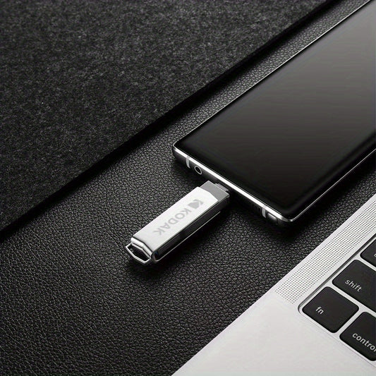 [Popular Choice] KODAK Dual Interface USB 3.2 Flash Drive - High-Speed, Large Capacity (64GB/128GB/256GB) Type-C Memory Stick for MacBooks, Tablets & Smartphones