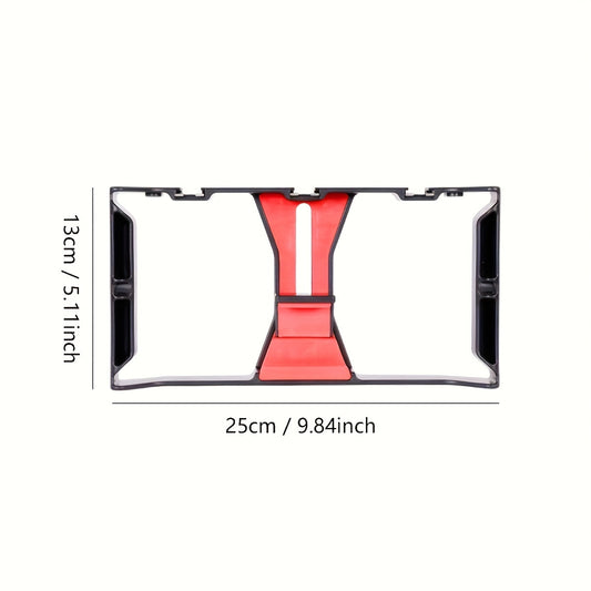 Professional Smartphone Stabilizer Gimbal - Handheld & Tripod Mount, Smooth Video Shooting, Portable Black Phone Frame, ABS Material, Non-Waterproof