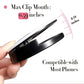 AAA Battery Mobile Phone Accessories Portable LED Ring Mini Fill Light Selfie Flash Ring Light For Phone Live Streaming Video Make Face Beauty