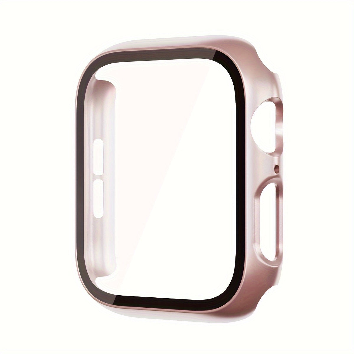 Glass  Case For Apple Watch 8 7 45mm 41mm 44mm 40mm Screen Protector PC Cover Bumper For IWatch Series 3 4 5 SE 6 Accessories