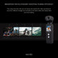 FeiyuTech Pocket 2 Action Camera Gimbal - 4K Handheld Stabilizer with 130° View, Magnetic Body, 4x Zoom, Beauty Effects, USB Rechargeable Battery