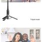 Portable Aluminum Alloy Phone Selfie Stick, Extendable Mobile Phone Tripod, Integrated Wireless Remote Hands Free Shooting For Apple IPhone And Android Smartphones 4''-7"