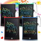 Zonon 4 Pcs LCD Writing Tablet for Kids 8.5 Inch Doodle Board Drawing Tablet Toddler Toys Gifts LCD Writing Board Electronic Erasable Reusable Writing Drawing Pad(Blue, Red, Green, Pink)