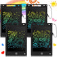 Zonon 4 Pcs LCD Writing Tablet for Kids 8.5 Inch Doodle Board Drawing Tablet Toddler Toys Gifts LCD Writing Board Electronic Erasable Reusable Writing Drawing Pad(Blue, Red, Green, Pink)